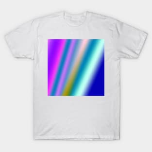 blue green red abstract texture pattern design T-Shirt